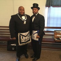 WORSHIPFUL MASTER AND THE OUTGOING W.M.